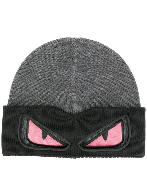 fendi beanie with eyes|Fendi beanie hat for sale.